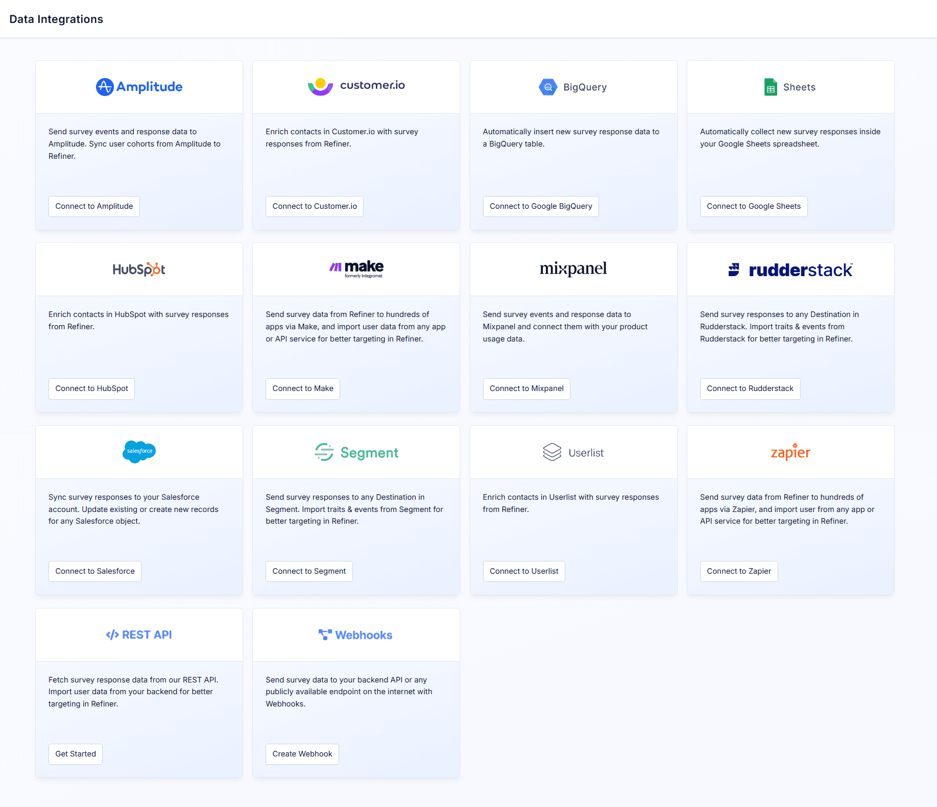 Integrations