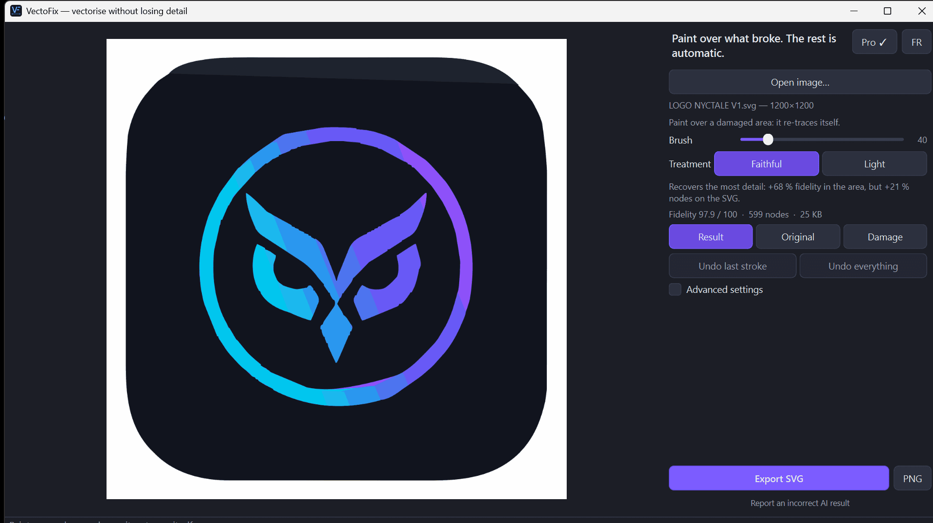 VectoFix screenshot 1