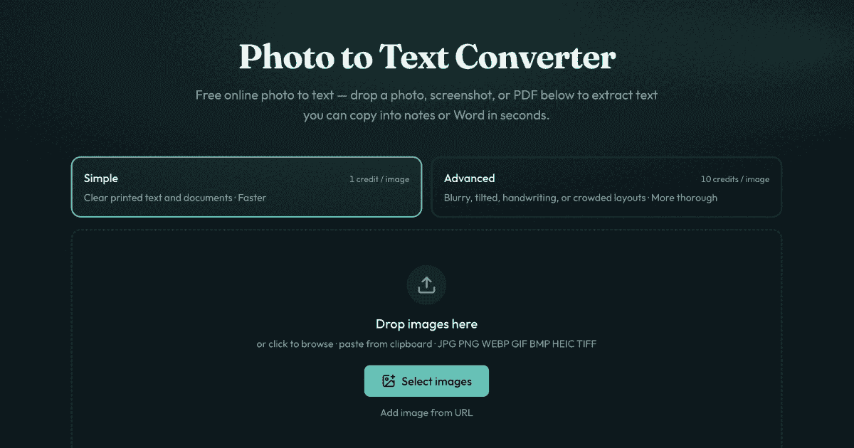 Photo to Text screenshot 1