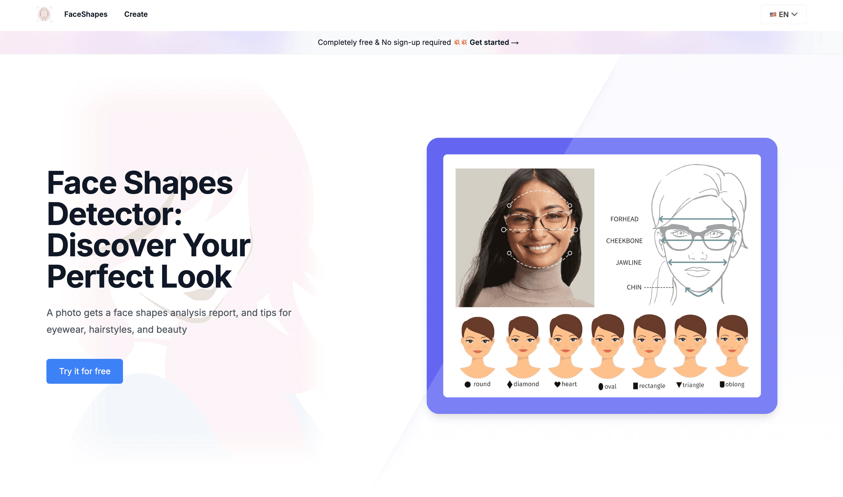 FaceShapes screenshot 1