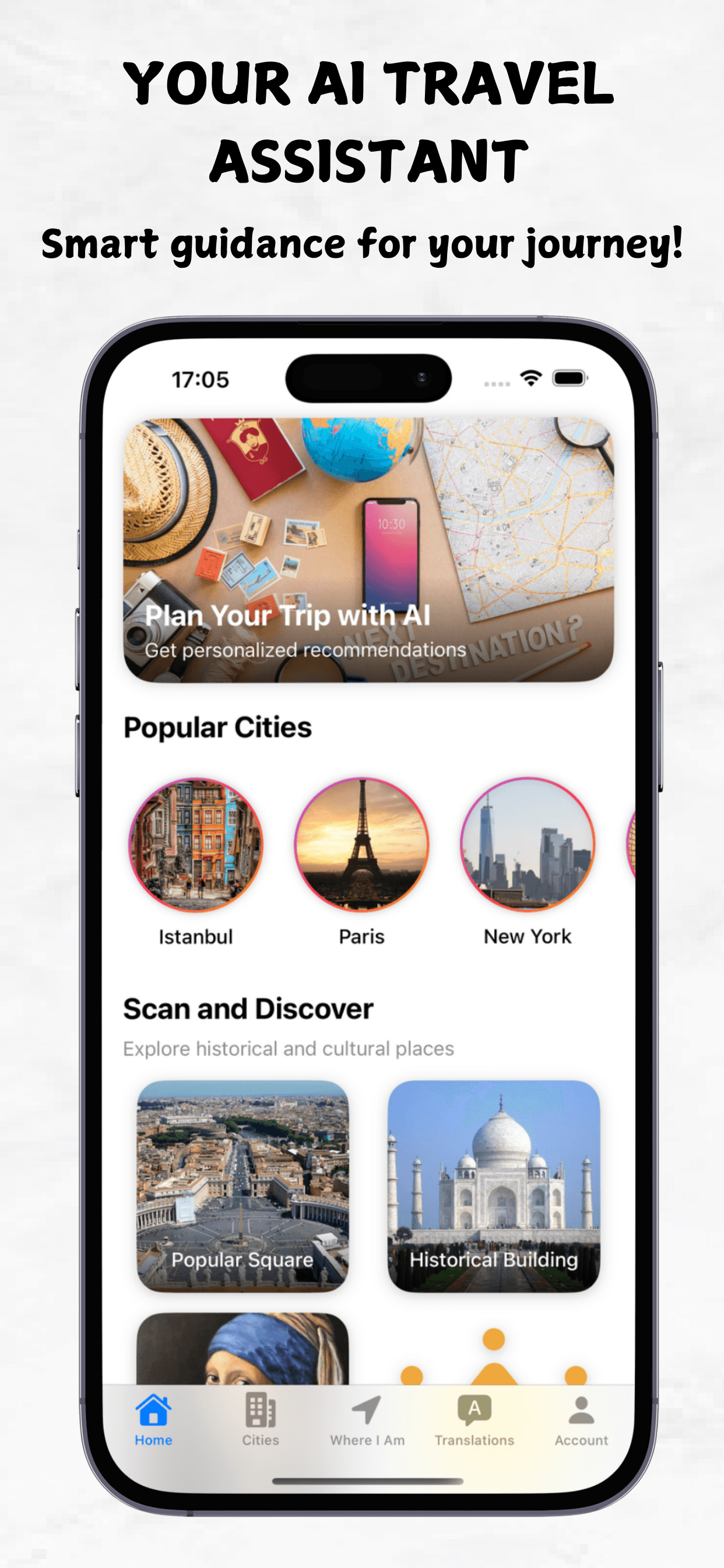 TraVisAI: AI Travel Planner screenshot 1