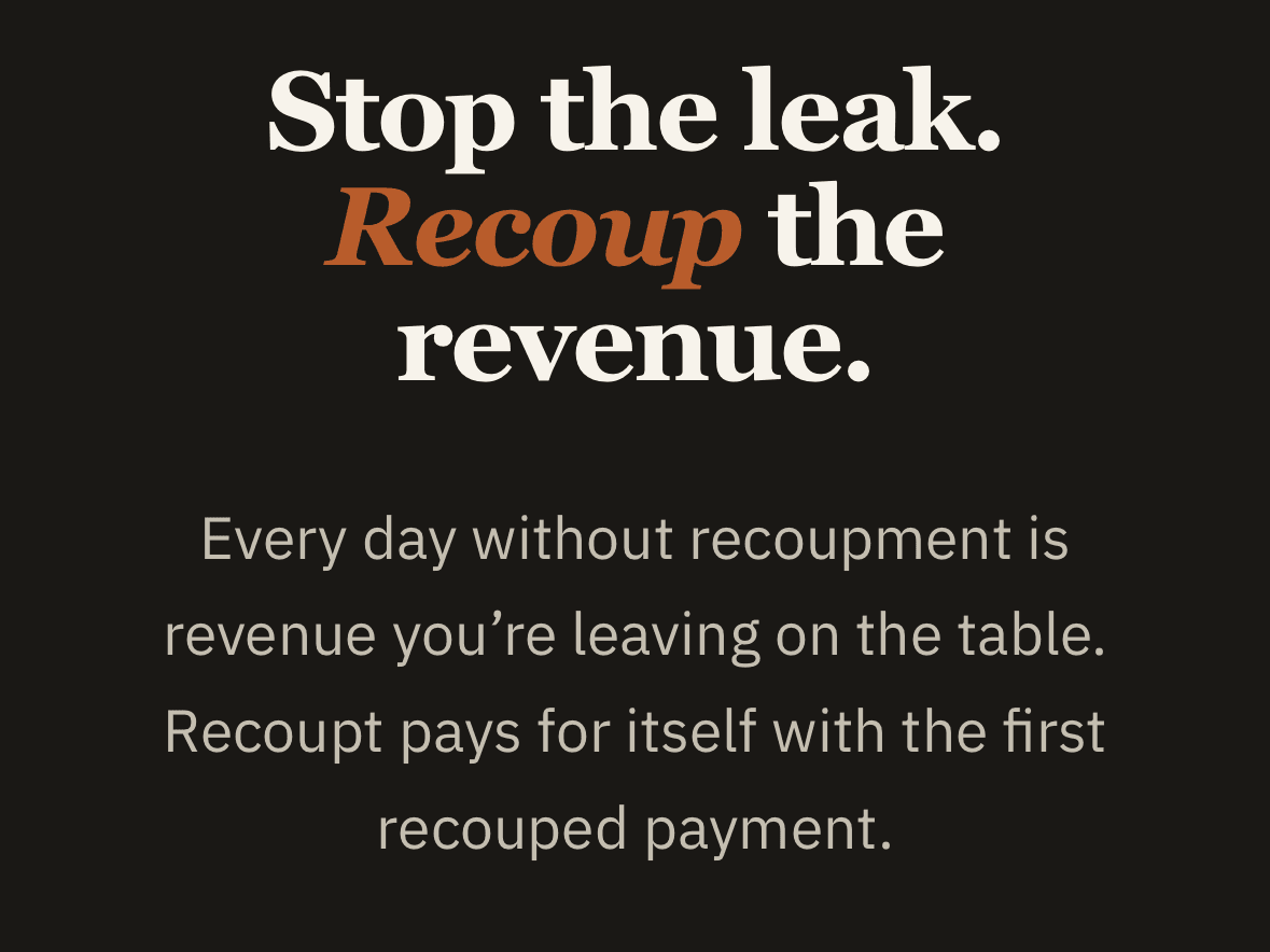 Recoupt screenshot 1