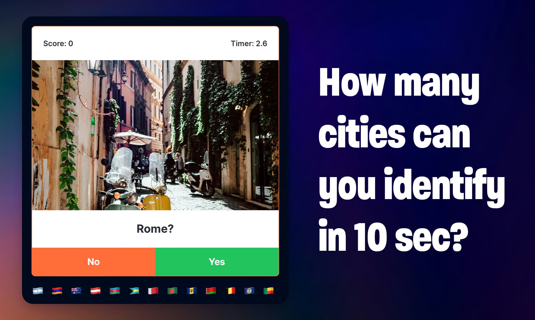 City Quiz Fun screenshot 1