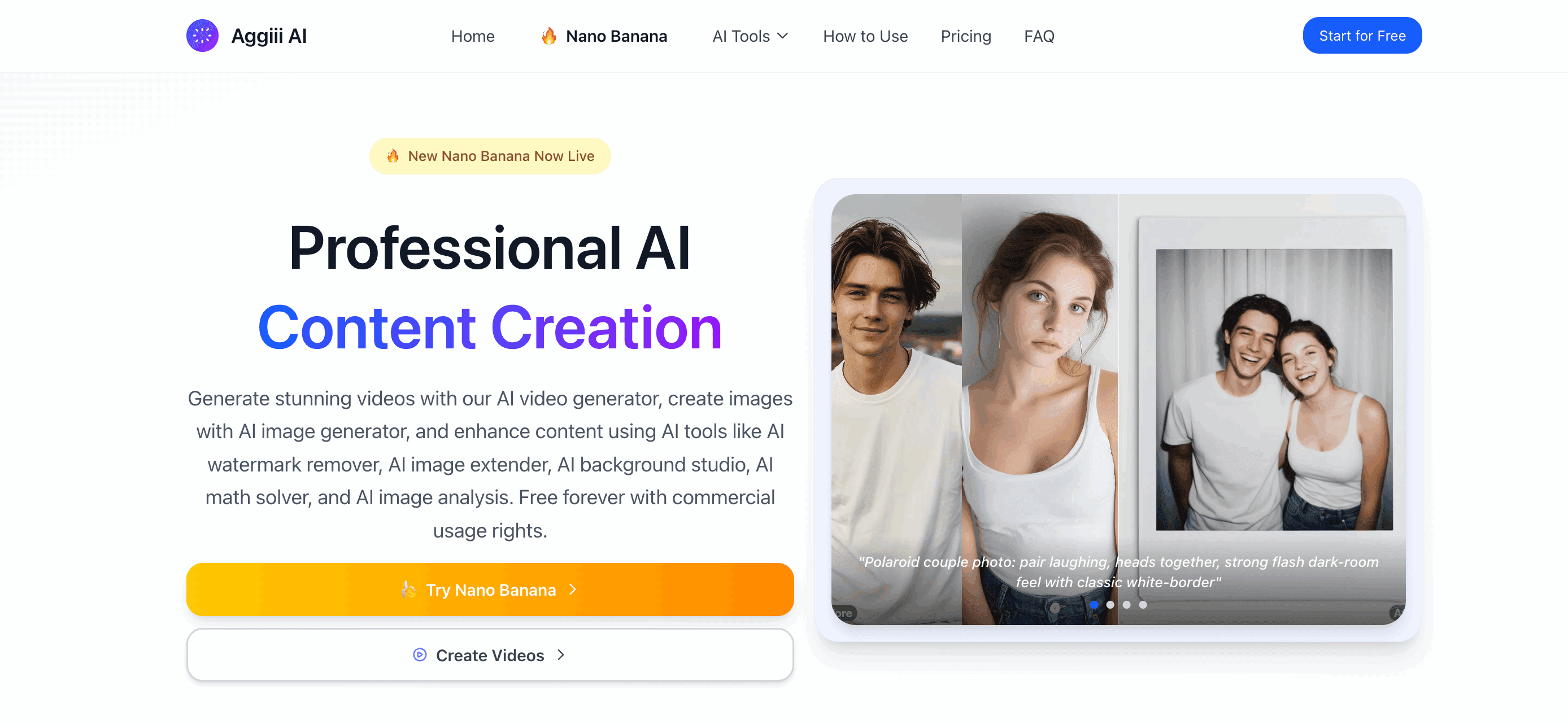 Aggiii-Professional AI creation platform screenshot 1