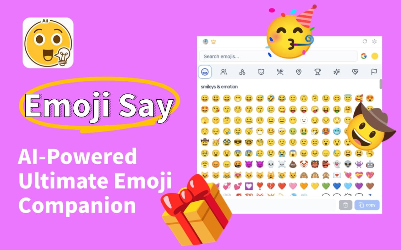 EmojiSay Chrome Extension screenshot 1