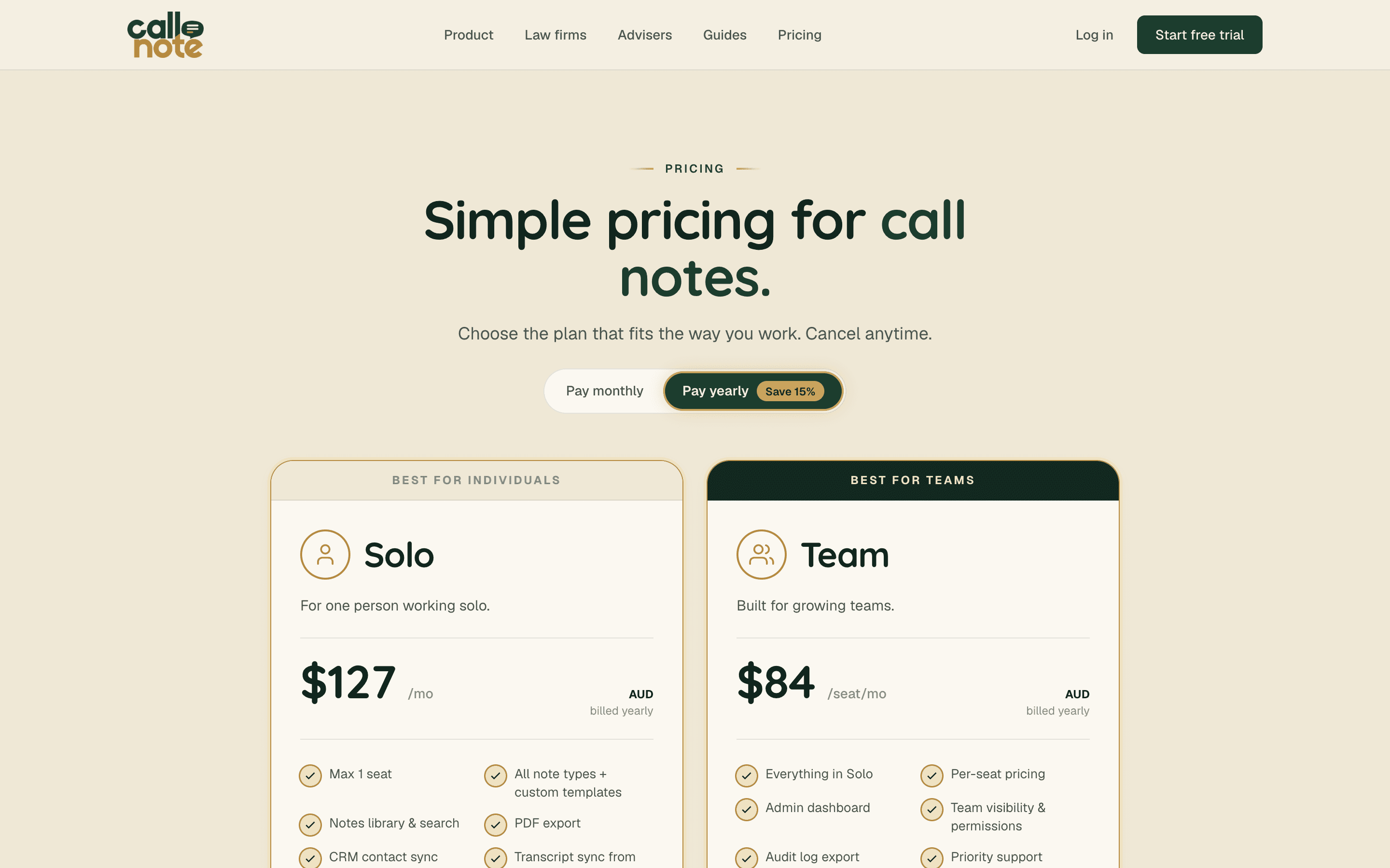 CallNote screenshot 1