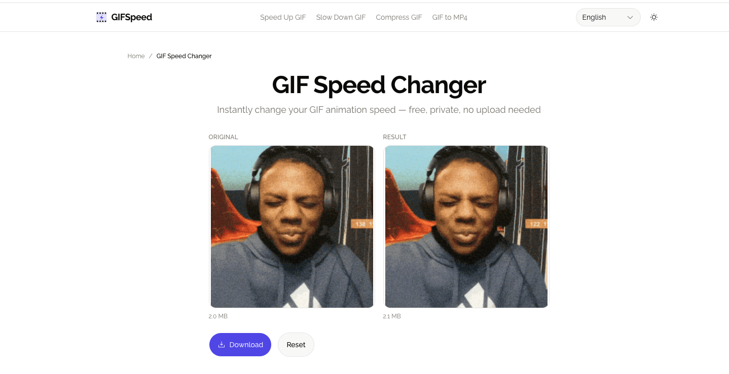 GIfSpeed screenshot 1