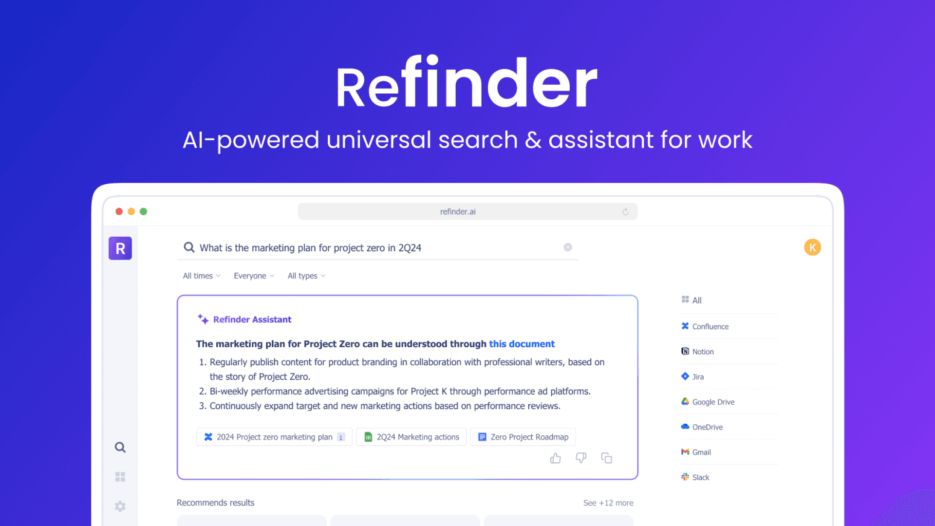 Refinder AI screenshot 1