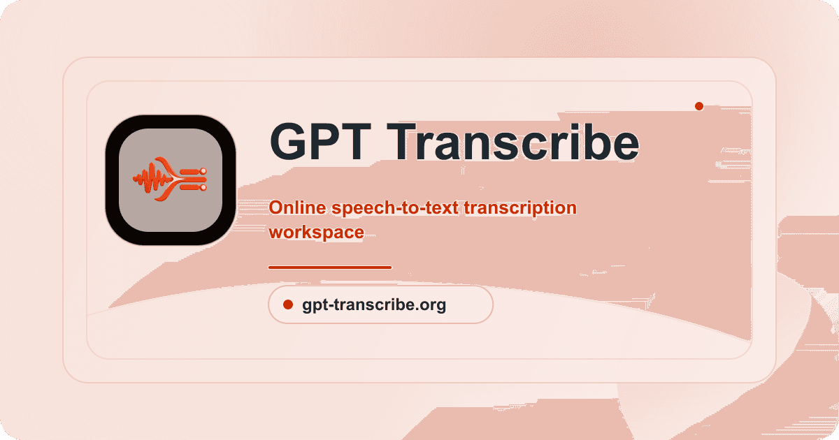 GPT Transcribe screenshot 1