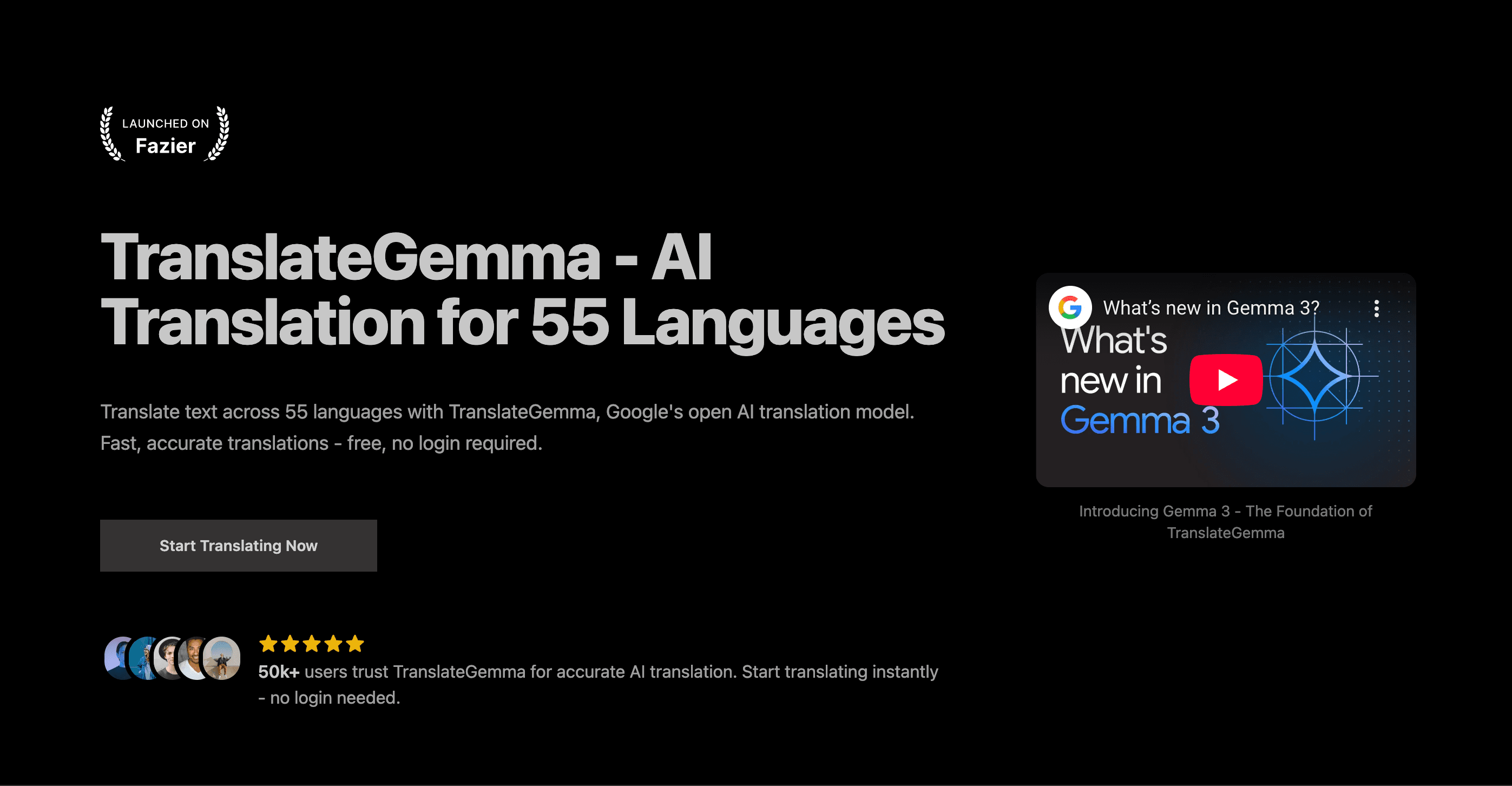 TranslateGemma screenshot 1