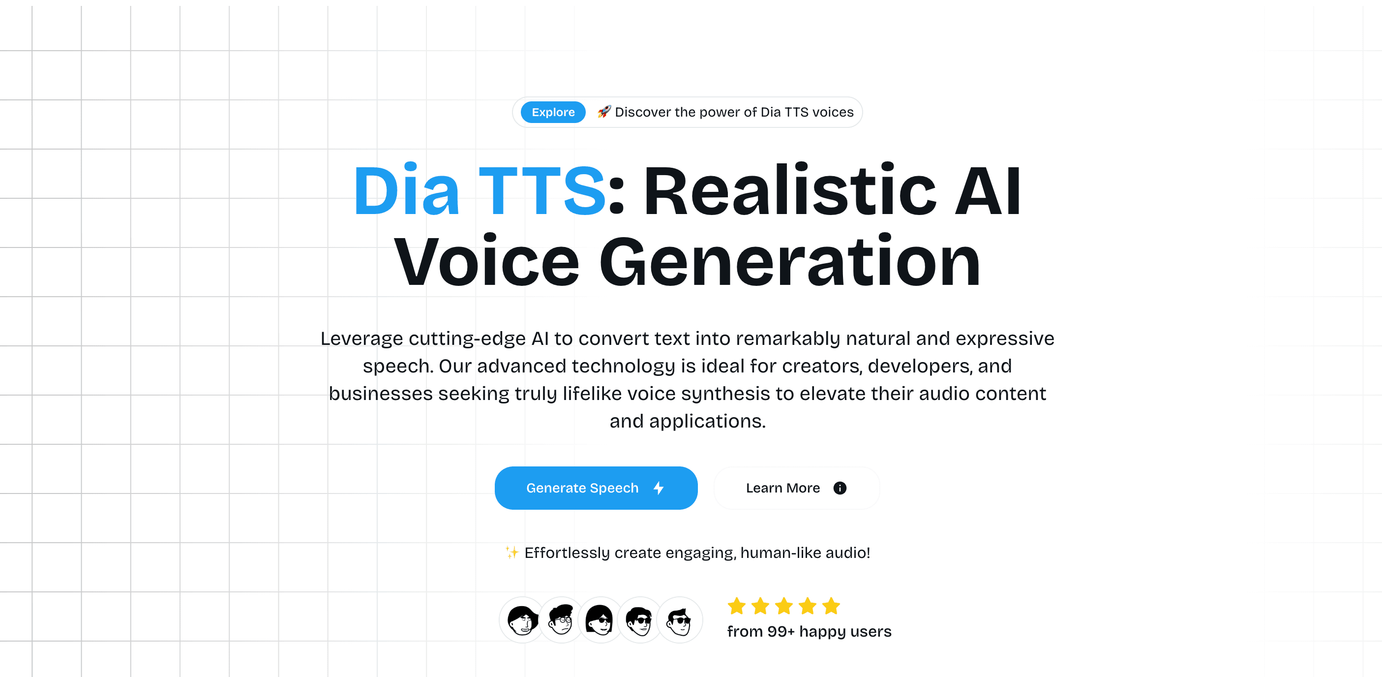 Dia TTS screenshot 1