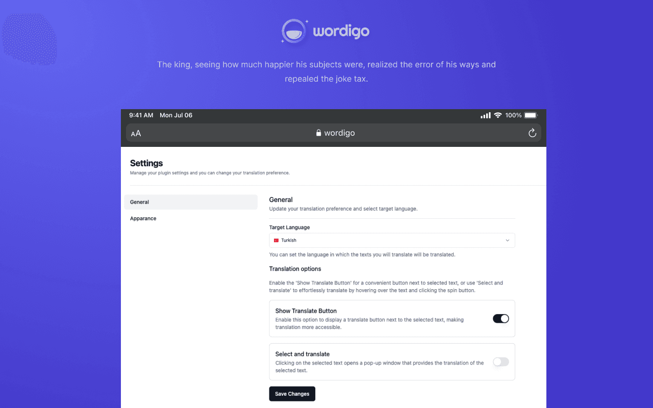 Wordigo screenshot 1