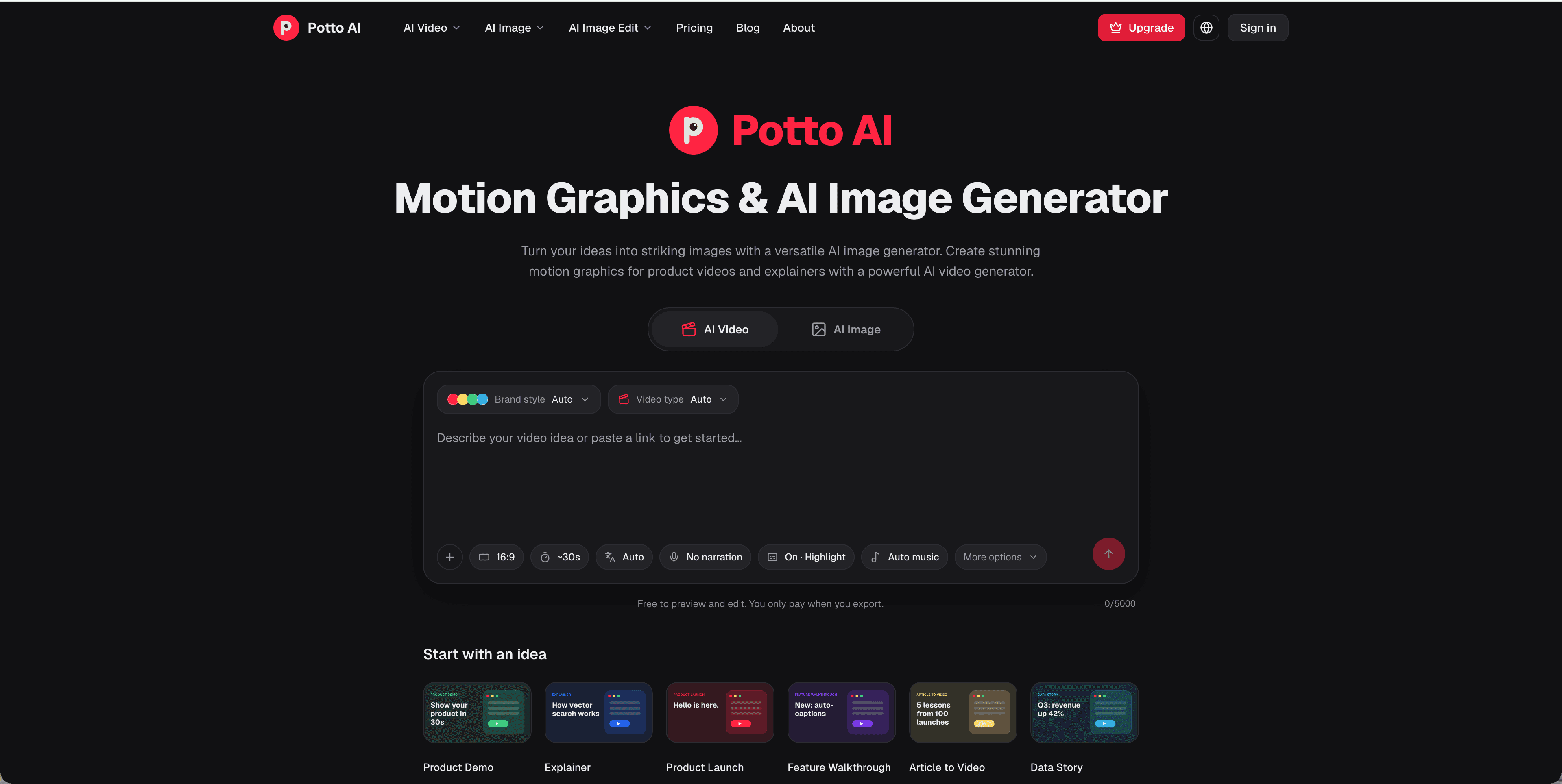 Potto AI screenshot 1