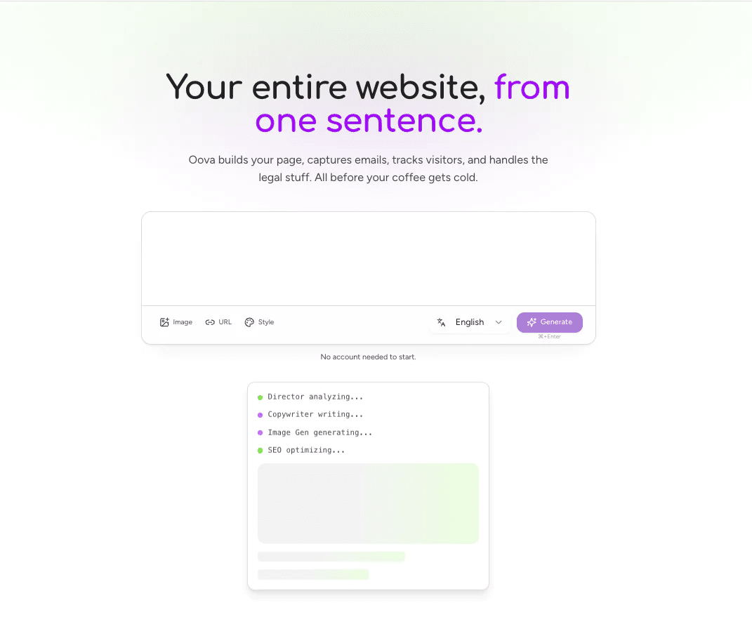 Oova.ai screenshot 1