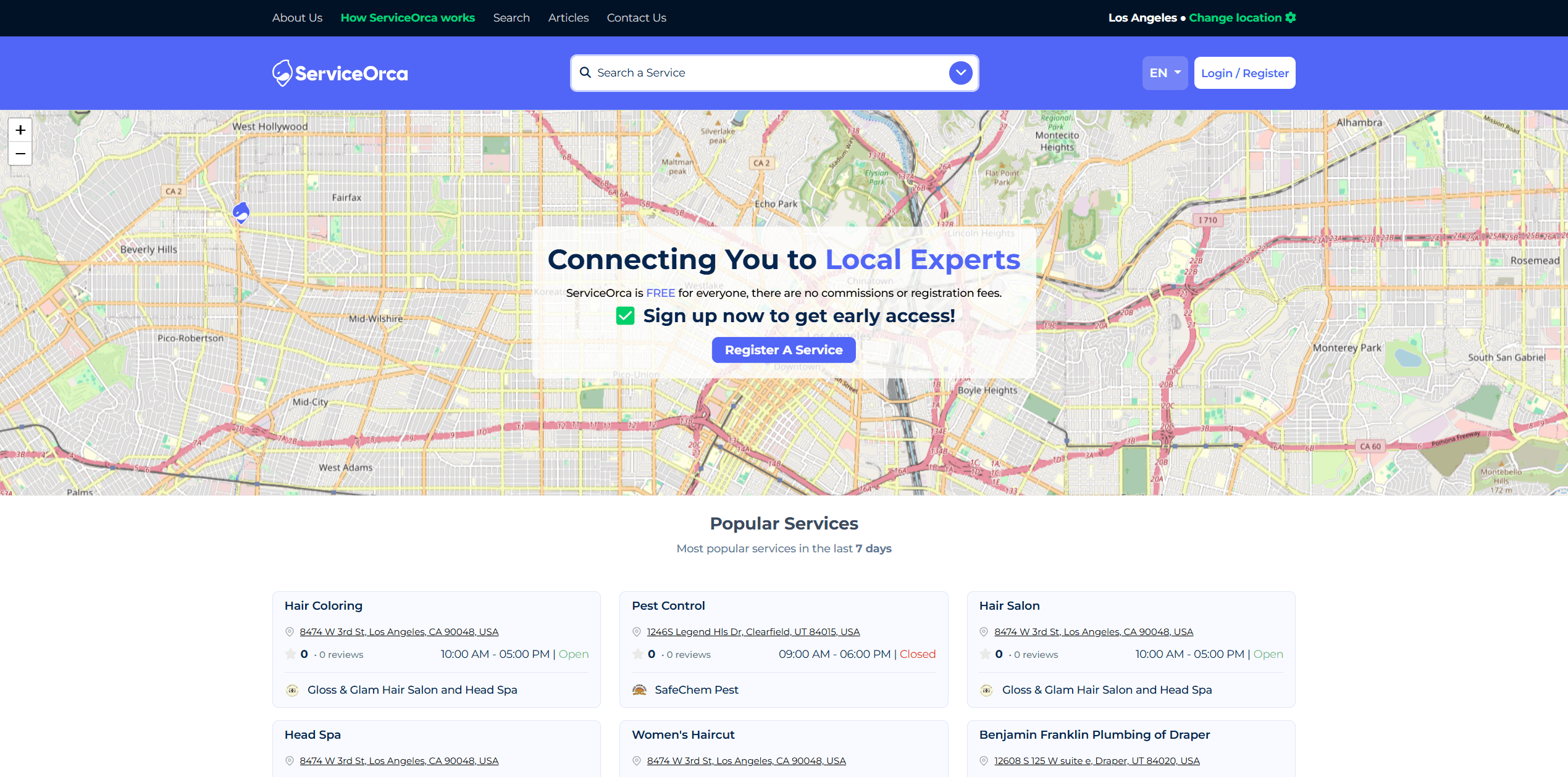 ServiceOrca screenshot 1