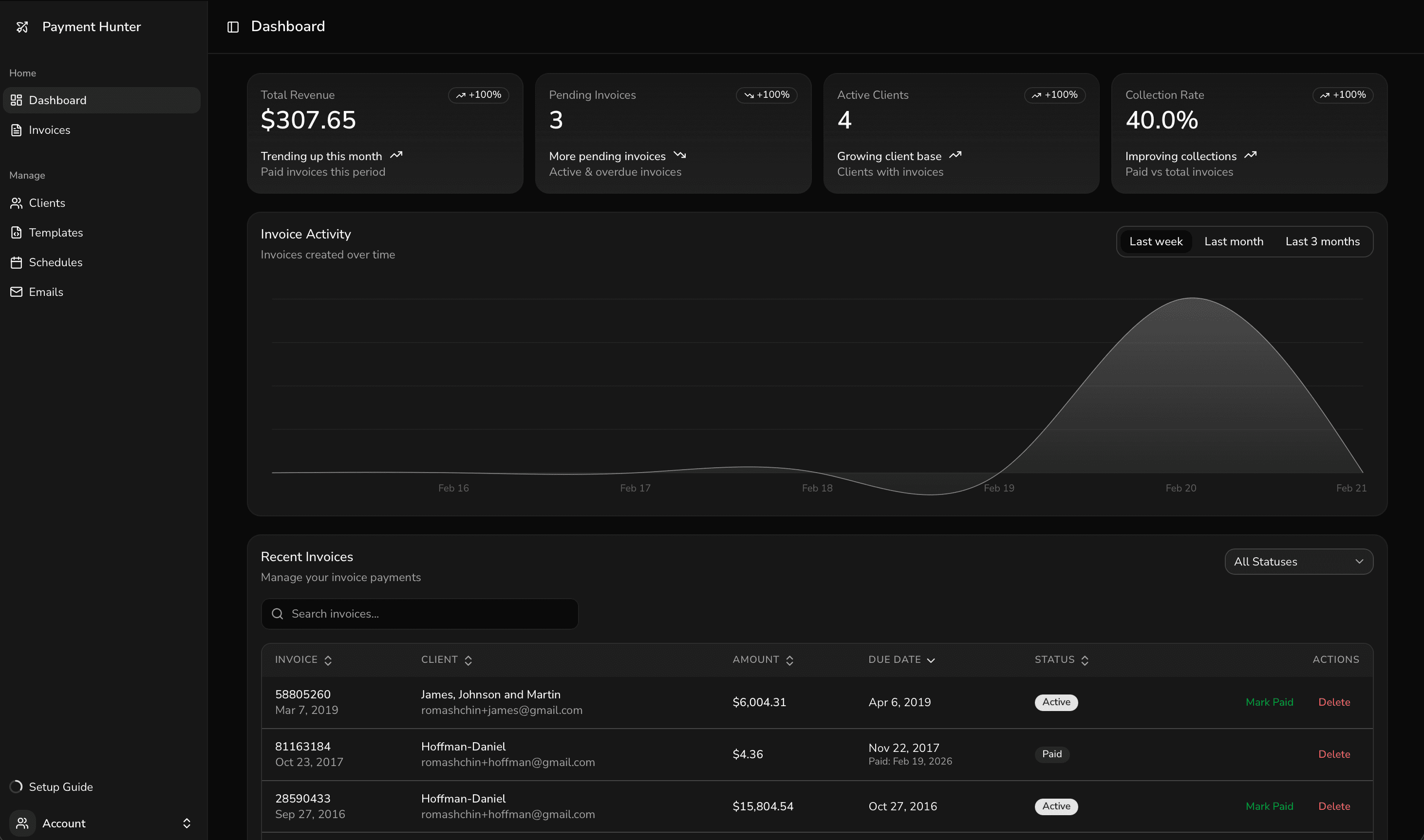 Payment Hunter screenshot 1