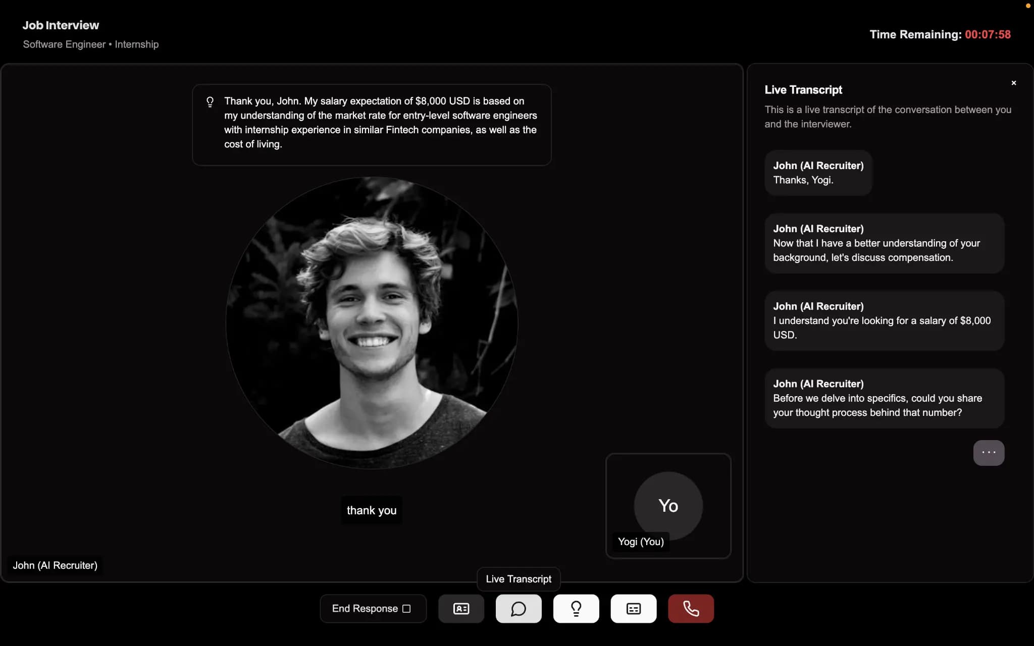GetMockInterview screenshot 1