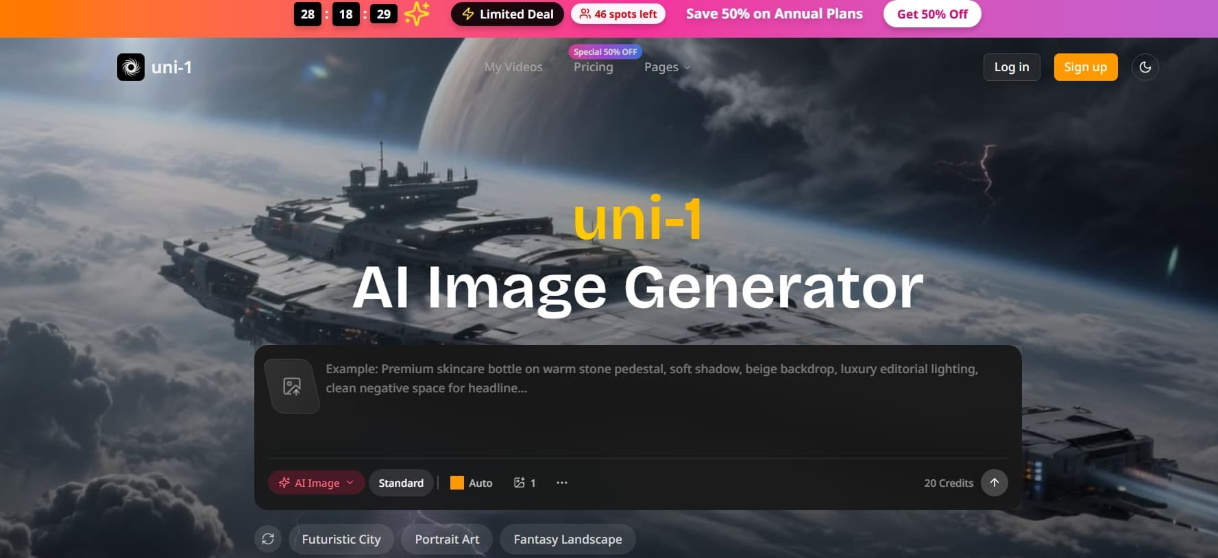 uni-1 screenshot 1