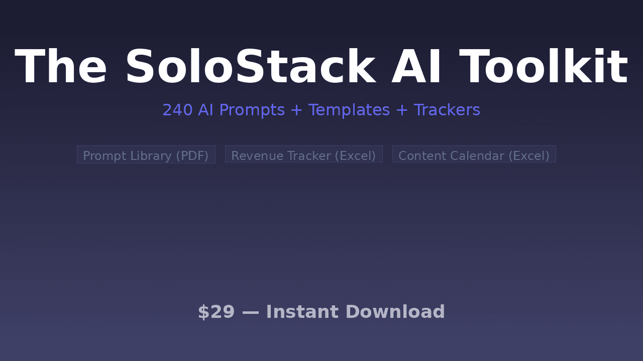 SoloStack AI Toolkit screenshot 1