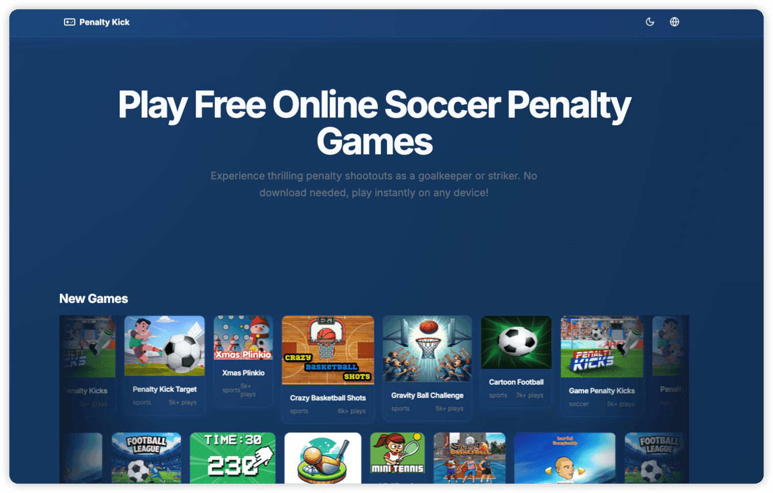 penalty kick online screenshot 1