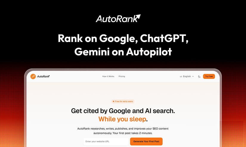 Autorank - AI SEO screenshot 1