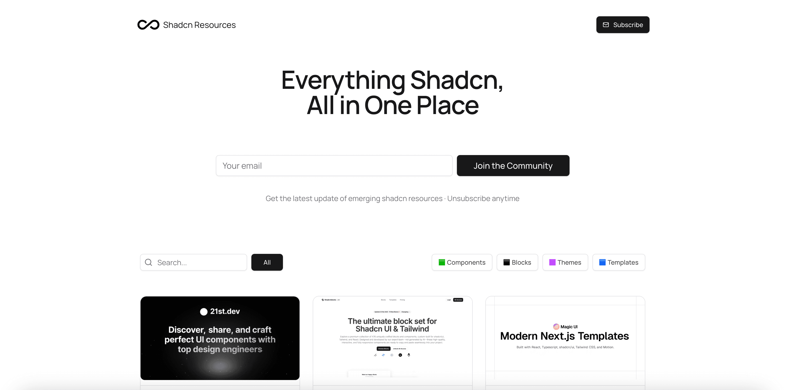 Shadcn Resources screenshot 1