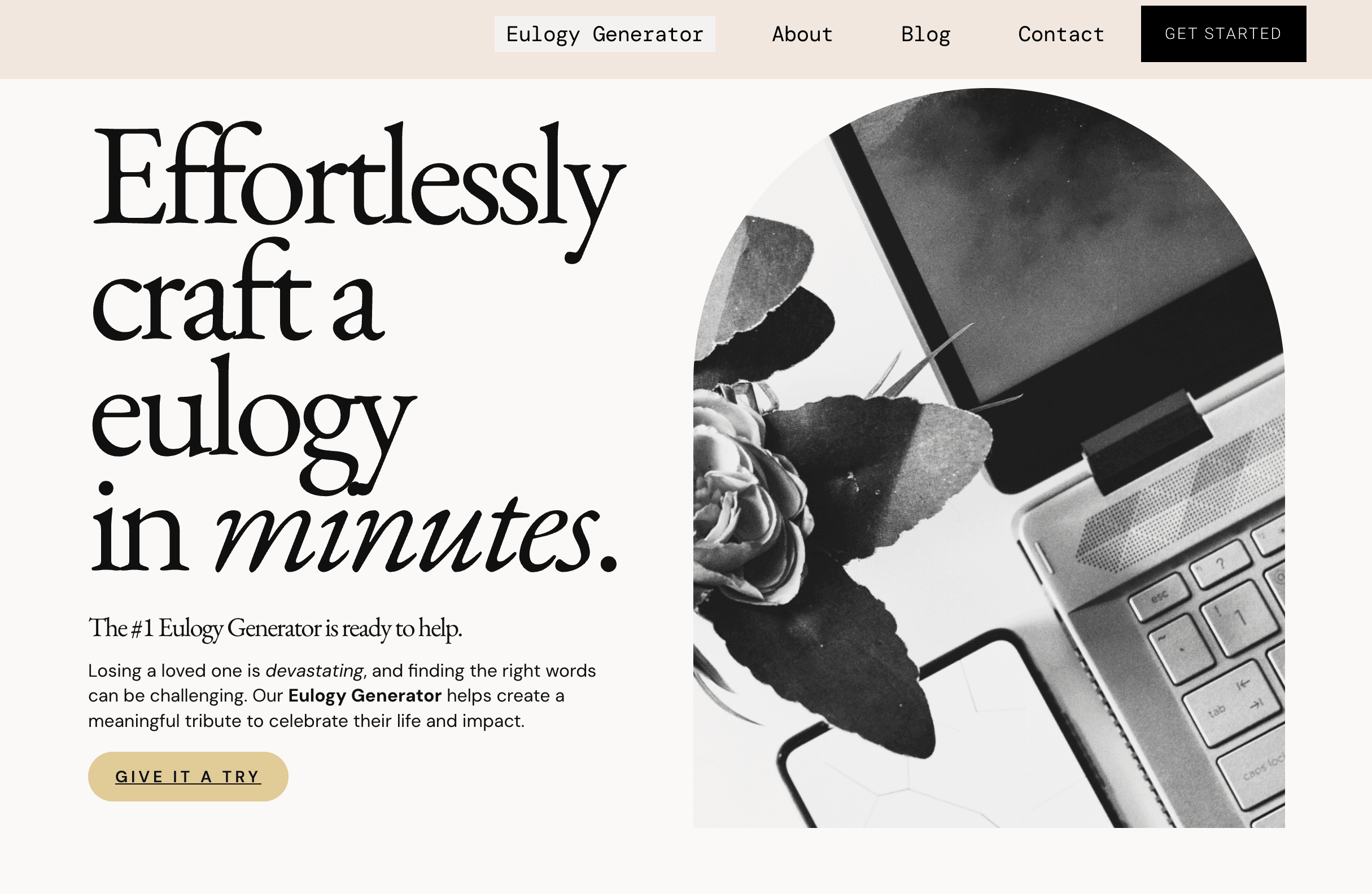 Eulogy Generator screenshot 1