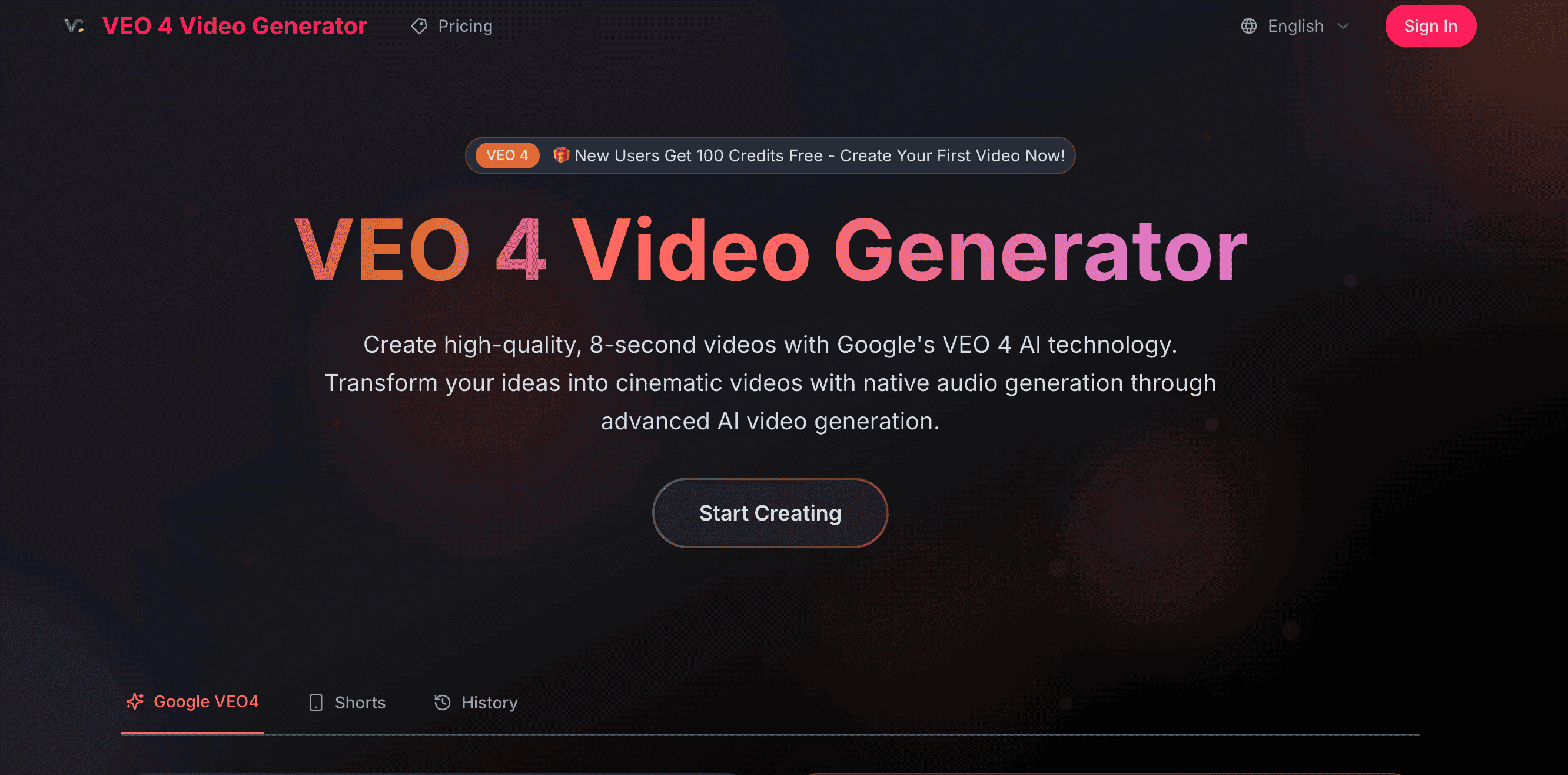 VEO 4 Video Generator screenshot 1
