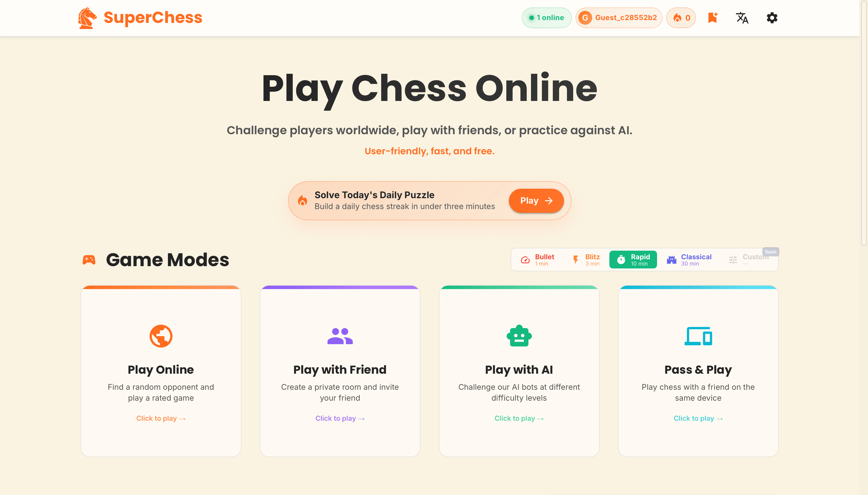 SuperChess screenshot 1
