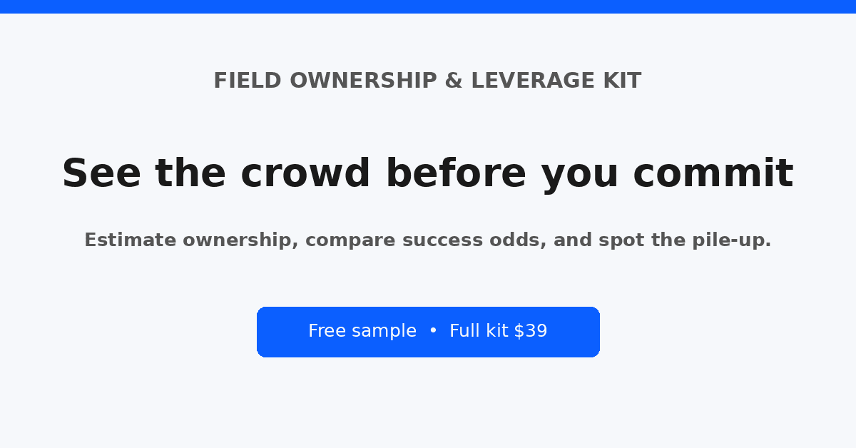 Field Ownership & Leverage Kit screenshot 1