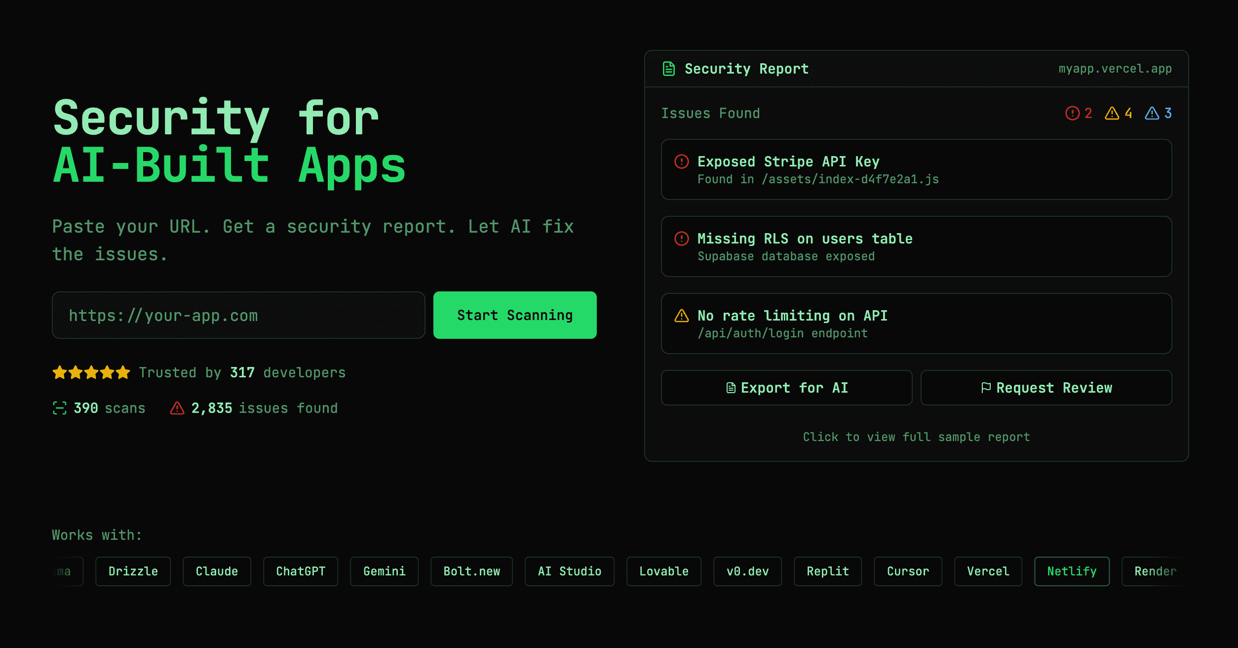 Vibe App Scanner screenshot 1