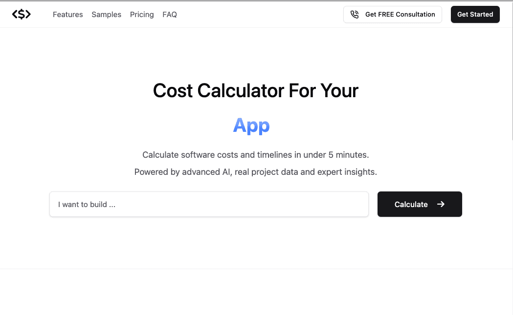 AppCost.AI screenshot 1