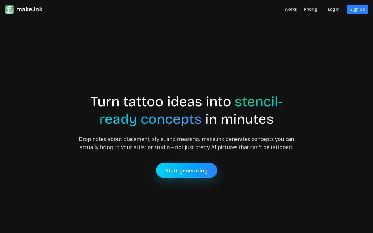 make.ink screenshot 1