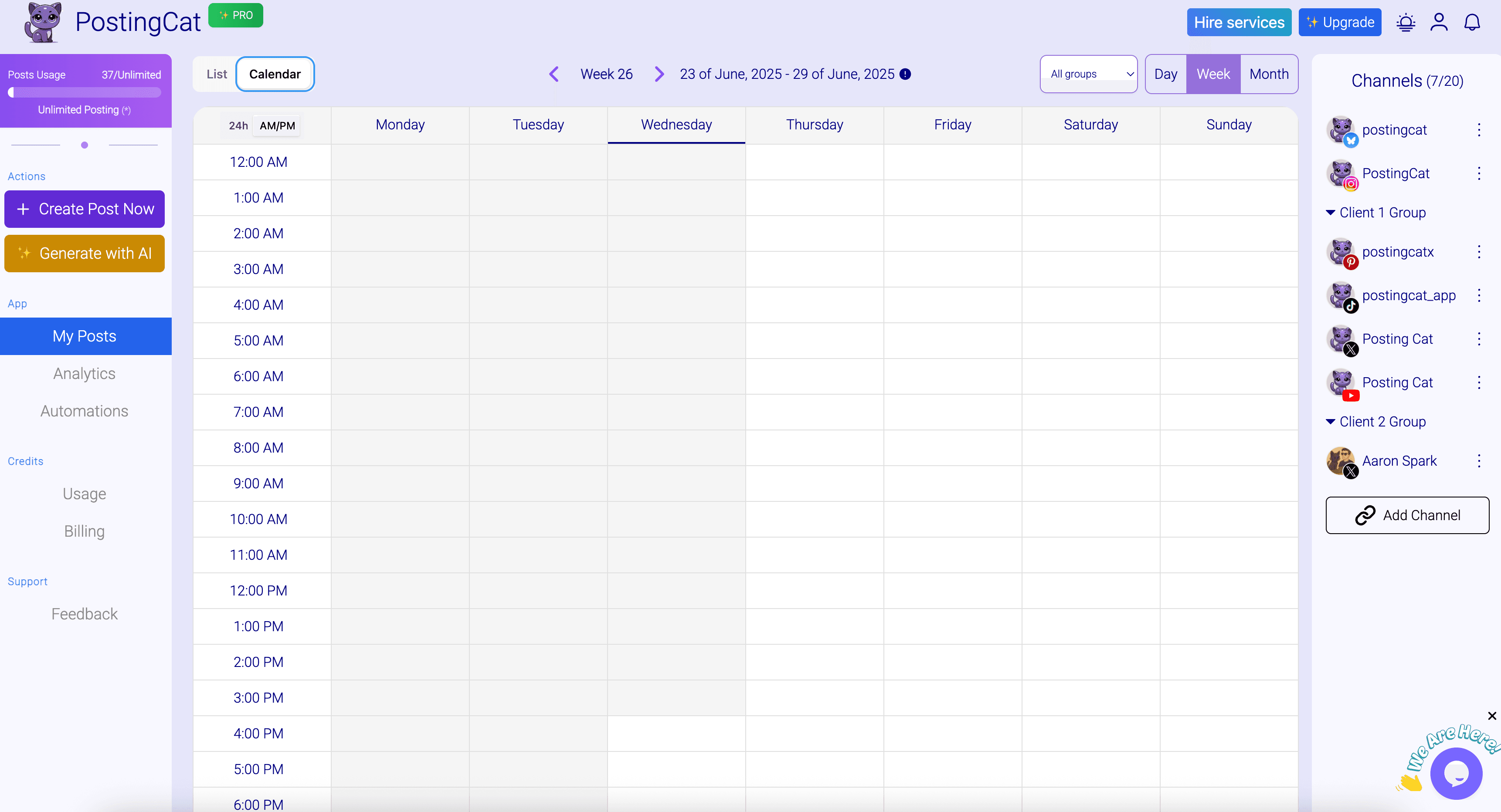 PostingCat screenshot 1