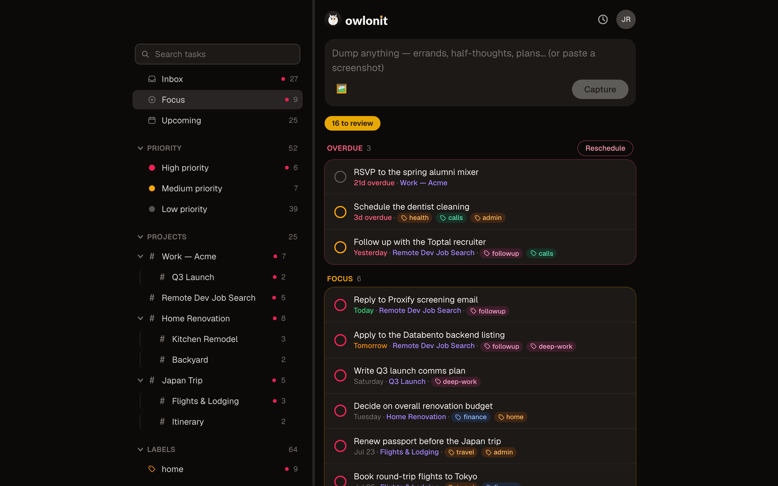 Owlonit screenshot 1