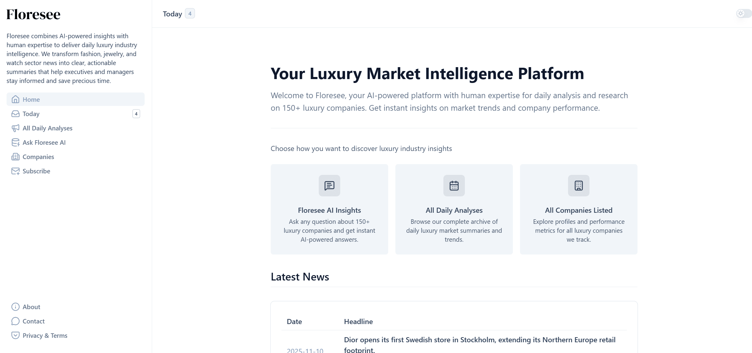 Floresee screenshot 1