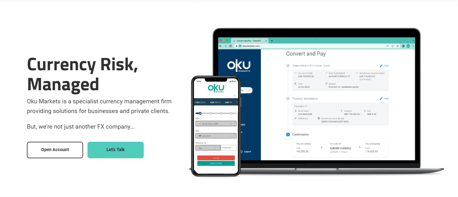 Oku Markets screenshot 1