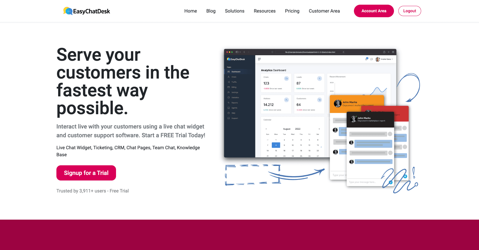 EasyChatDesk screenshot 1