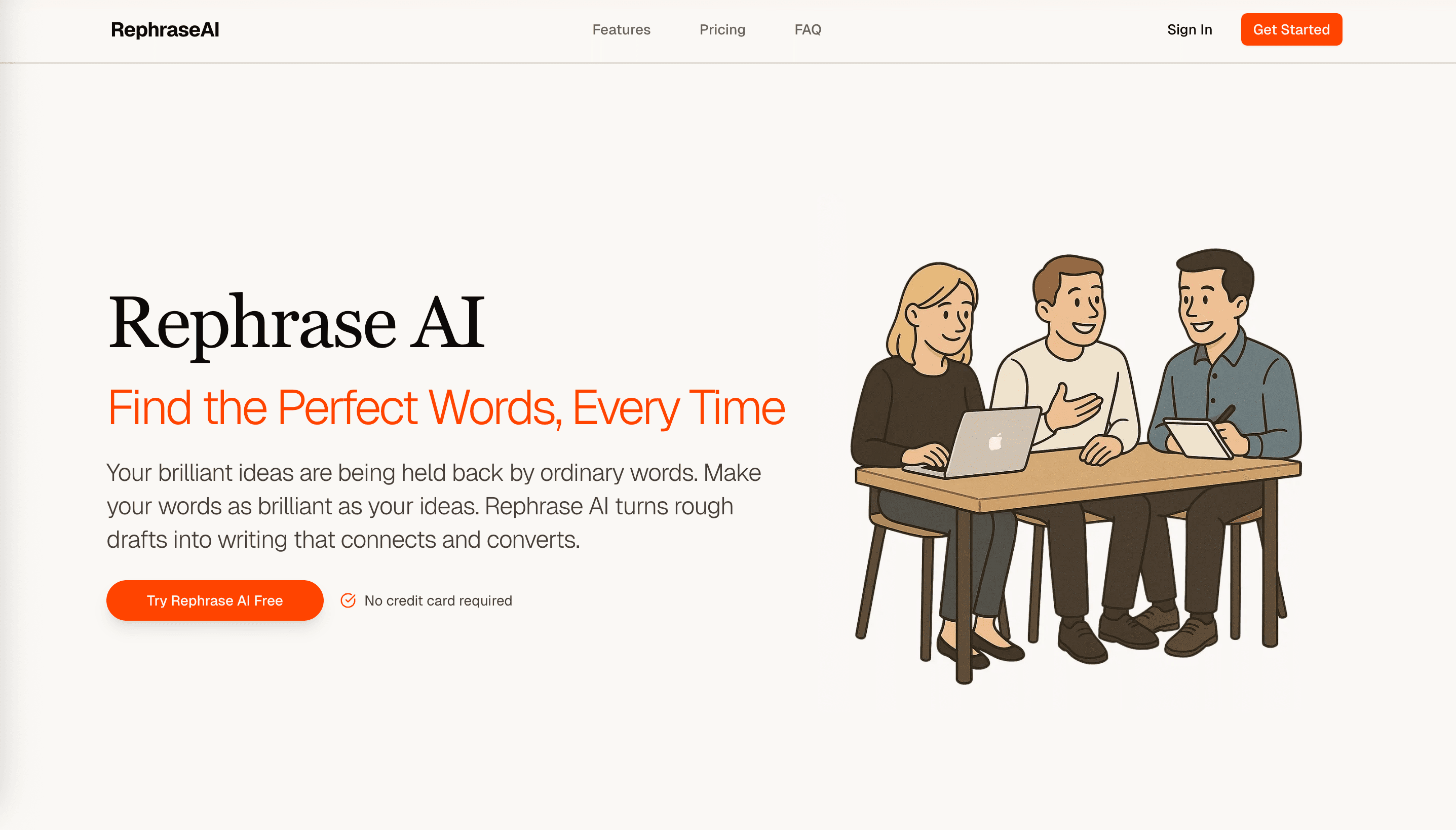 Rephrase AI screenshot 1