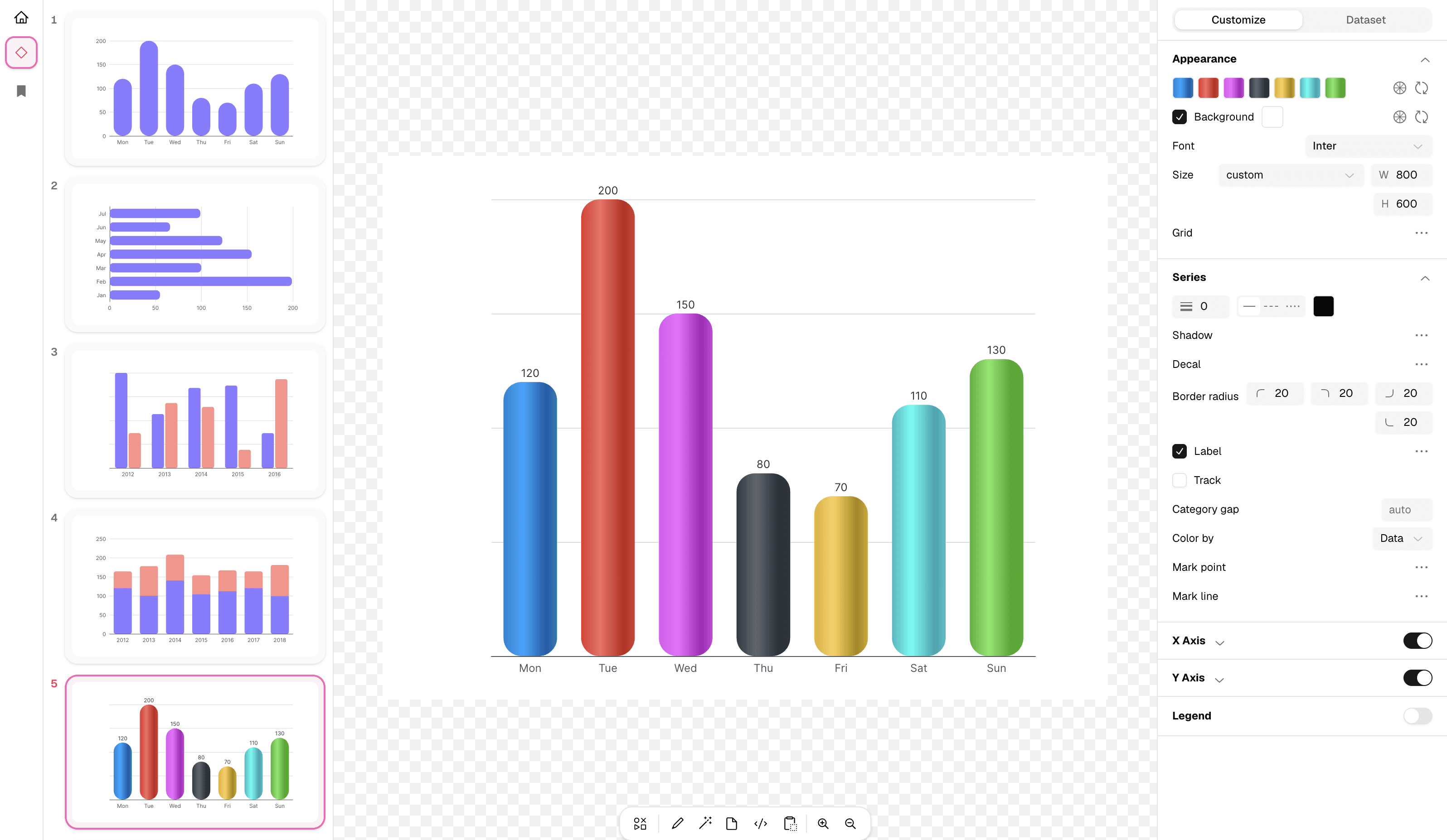 BeCharts screenshot 1