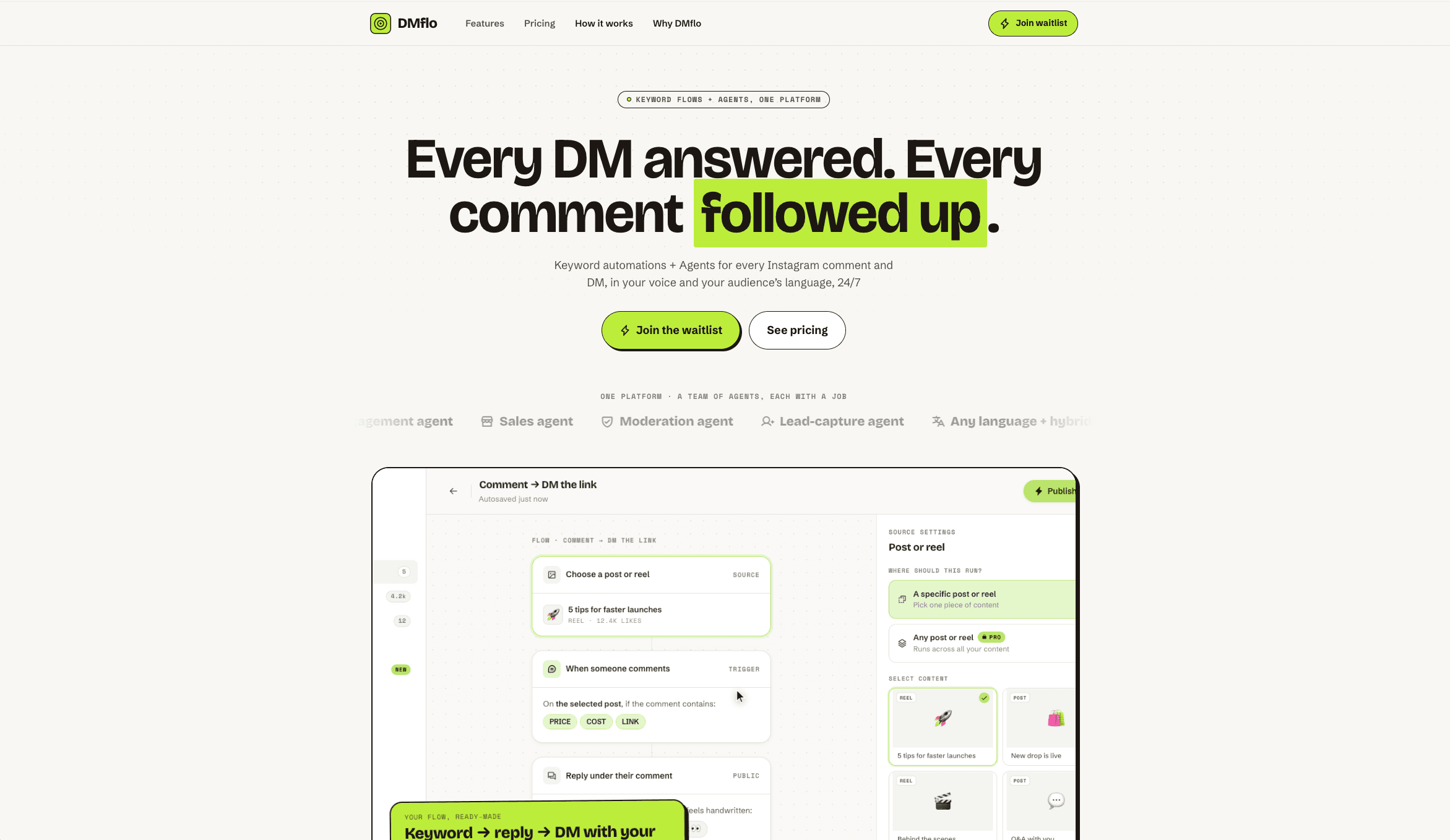 DMflo screenshot 1