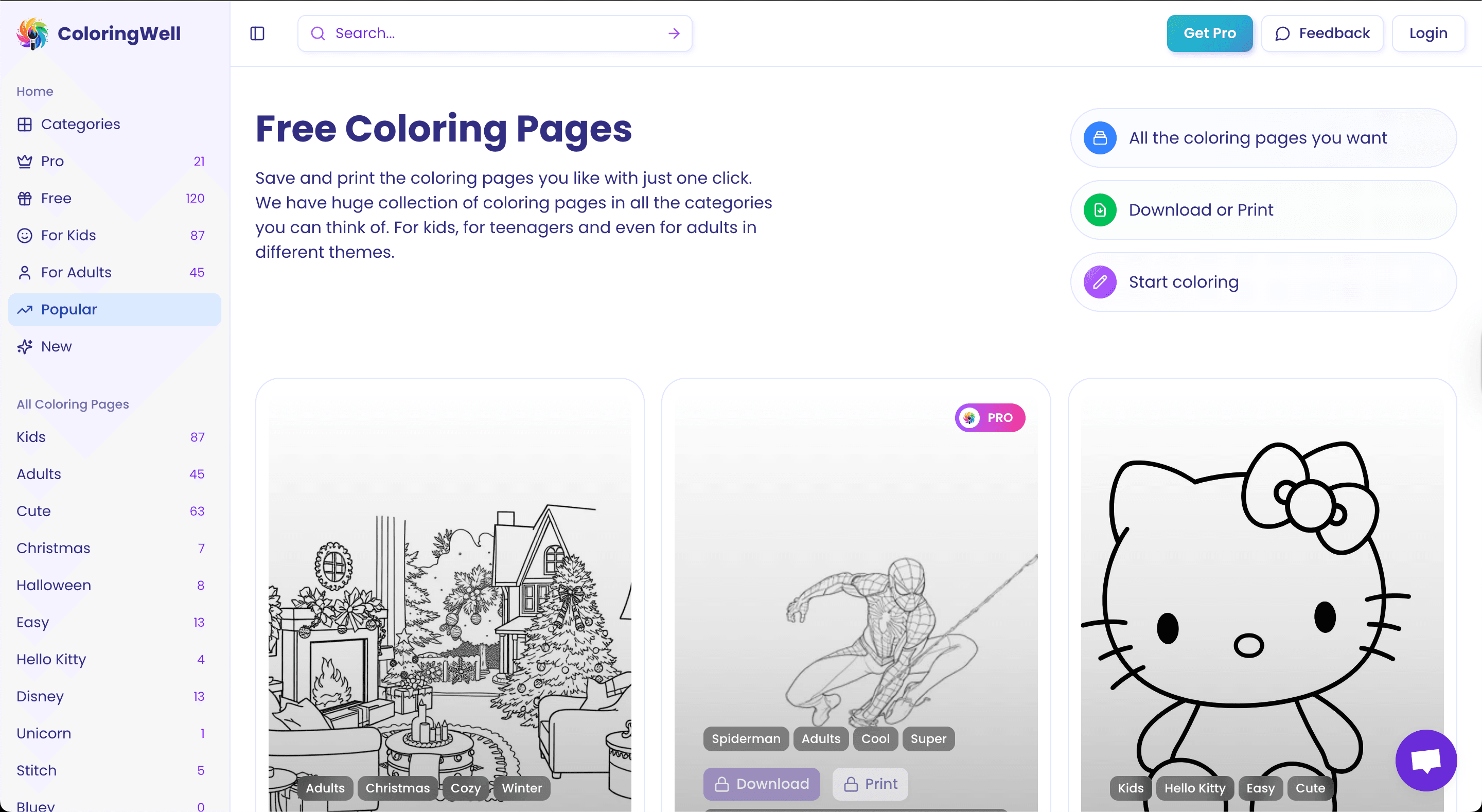 ColoringWell screenshot 1
