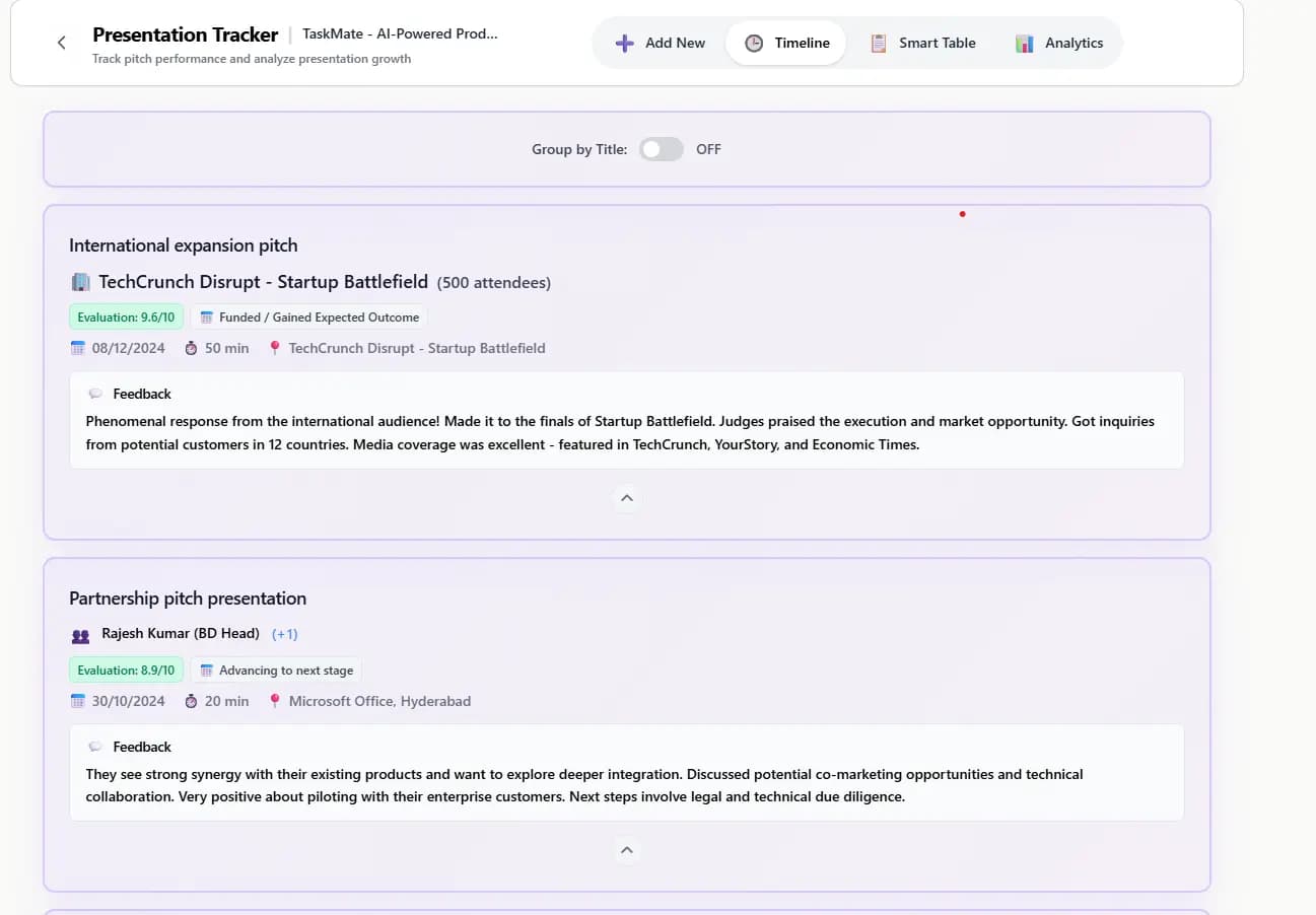 Inflection Log screenshot 1