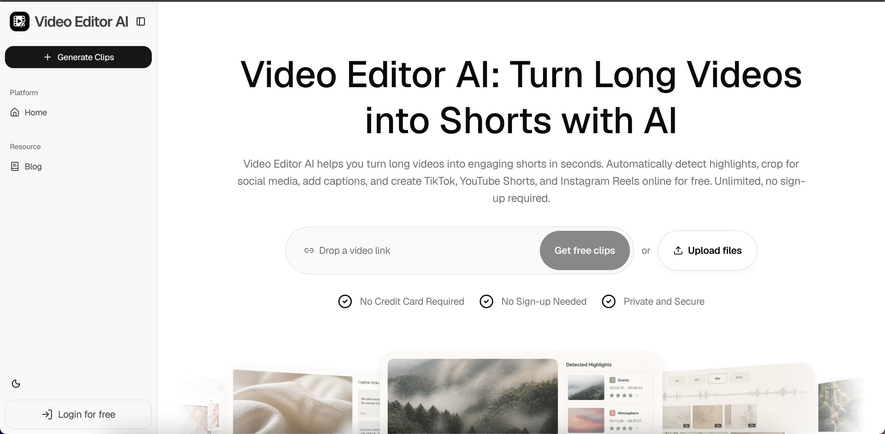 Video Editor AI screenshot 1