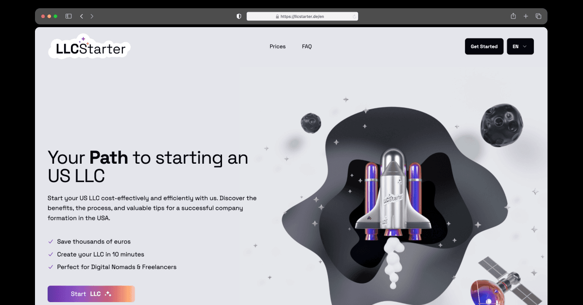 LLCStarter screenshot 1