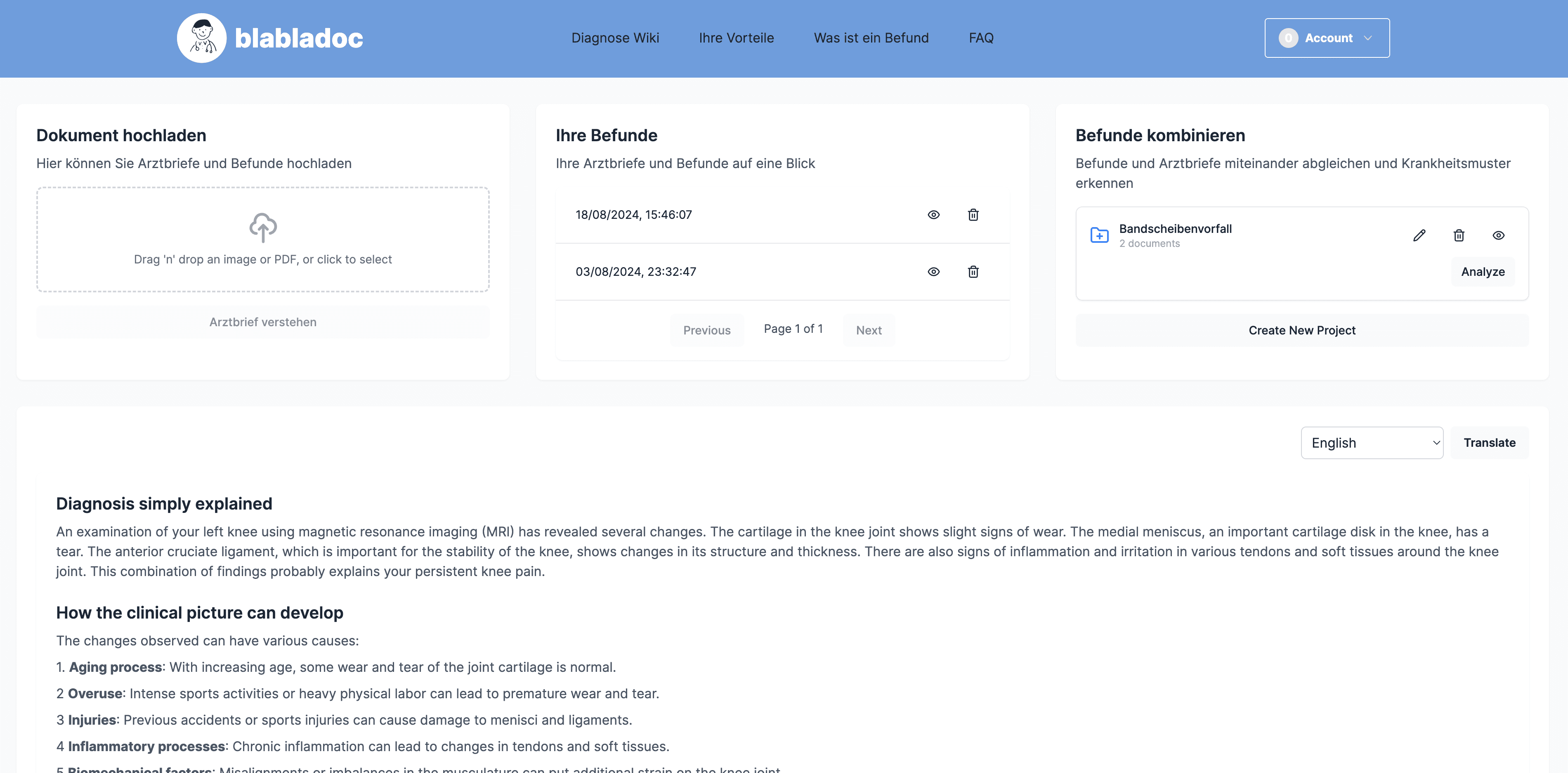 blabladoc screenshot 1