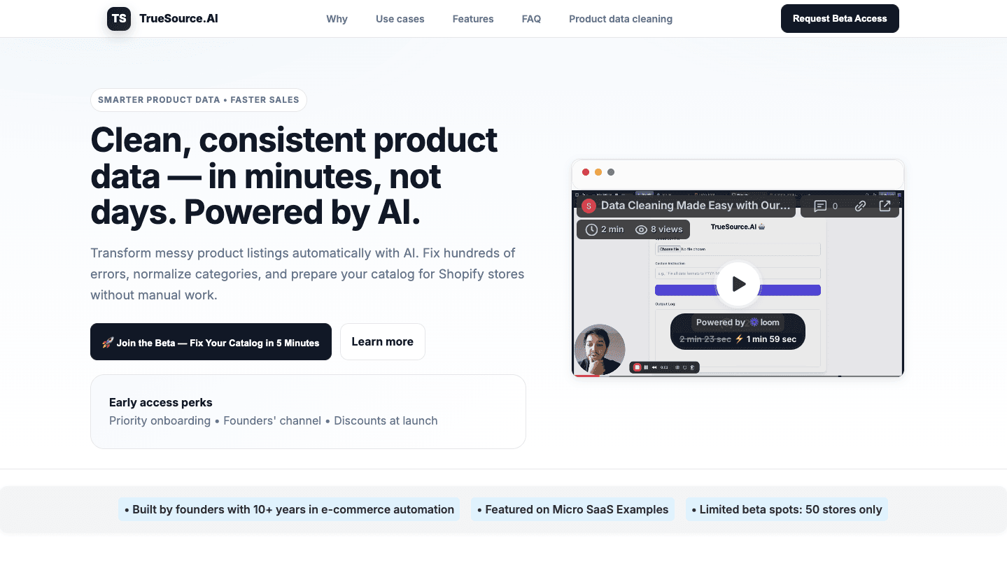 TrueSourceAI screenshot 1