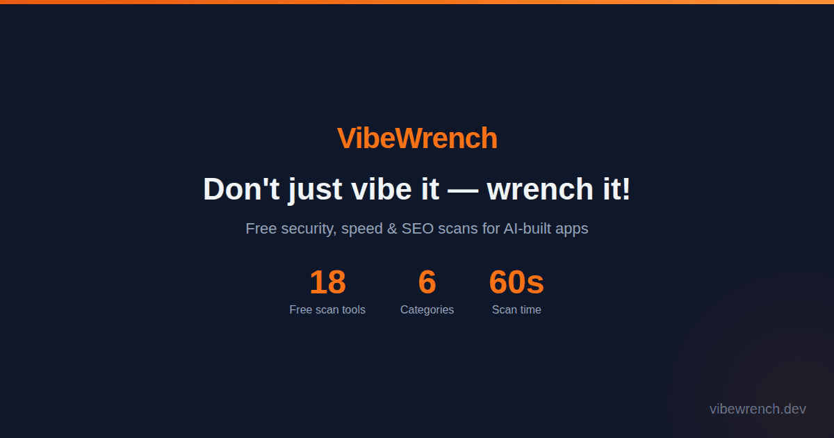 VibeWrench screenshot 1