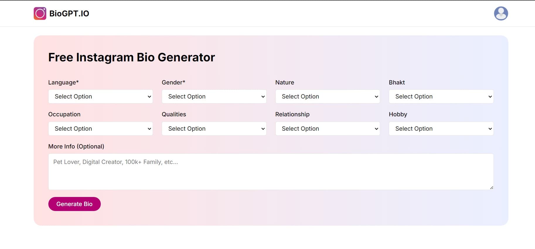 BioGPT screenshot 1