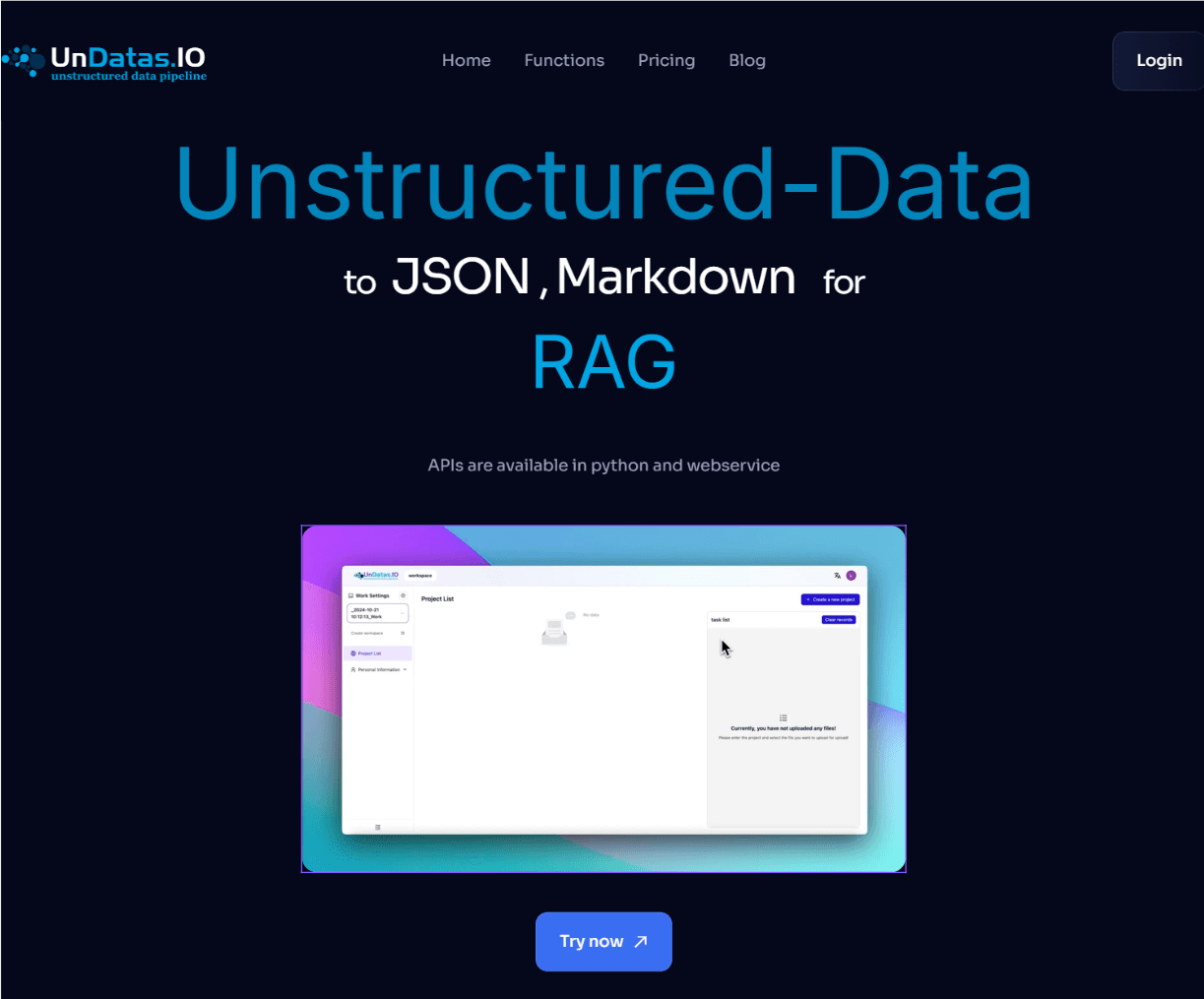 UnDatasIO screenshot 1